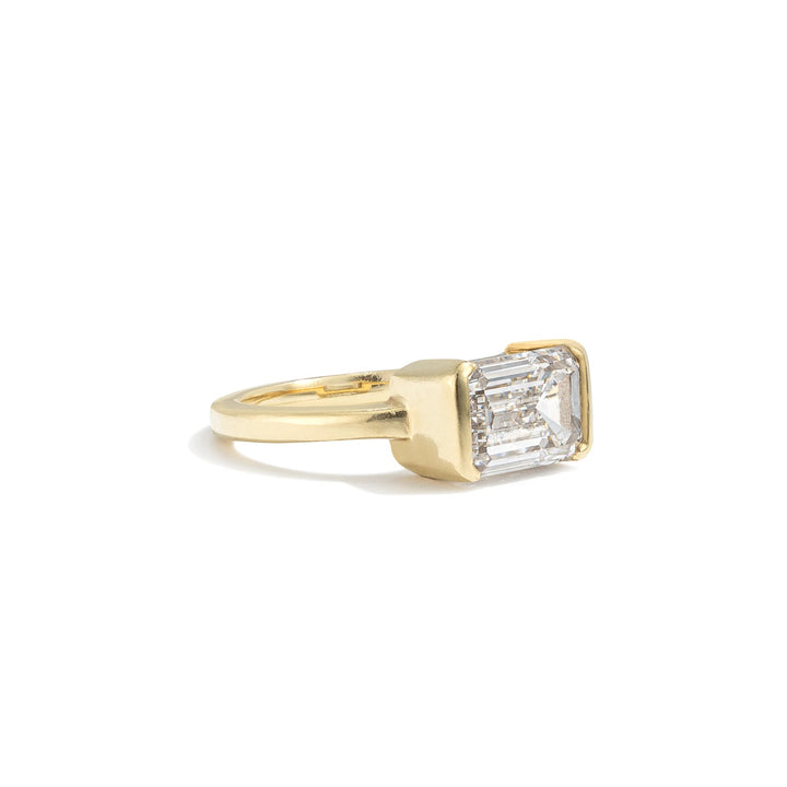 Custom East-West Diamond Ring