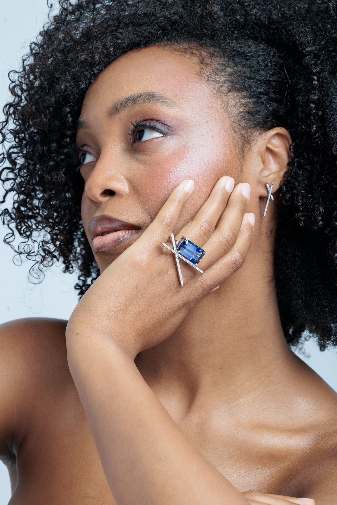 One-of-a-Kind Bi-Color Tanzanite Ring