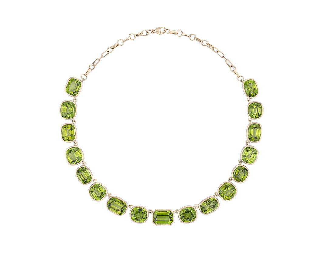 One-of-a-Kind Peridot Riviere