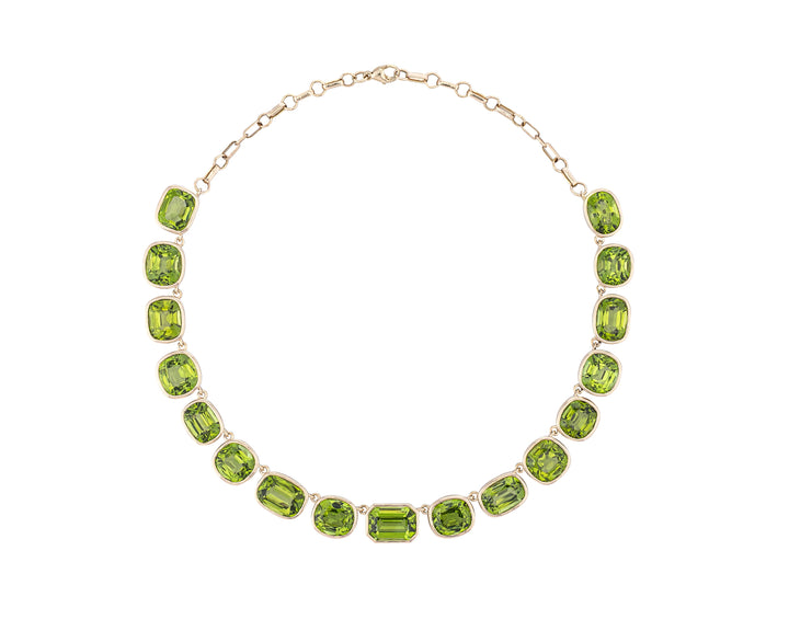 One-of-a-Kind Peridot Riviere