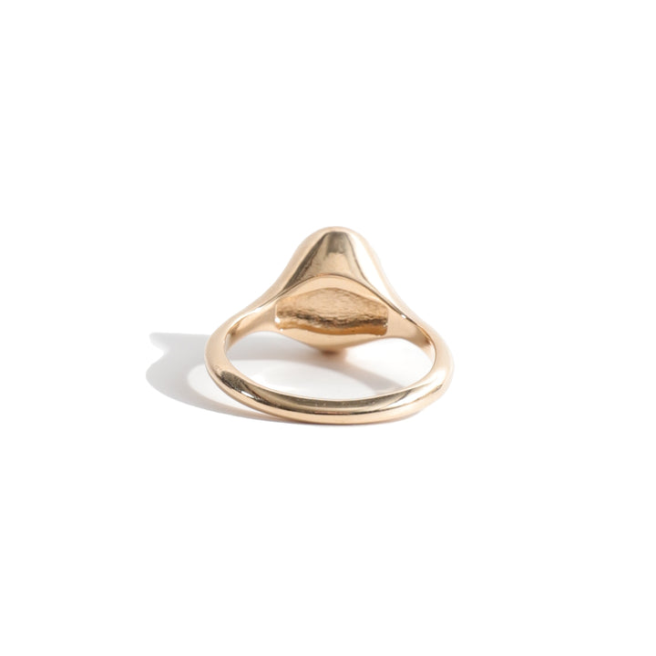 Small Signet Ring in Ruby