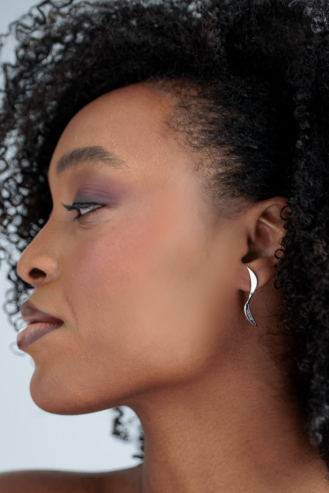 Swoop Diamond Earring