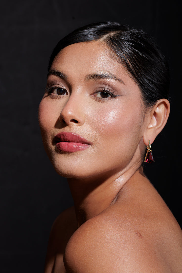 Garnet Kite Earrings