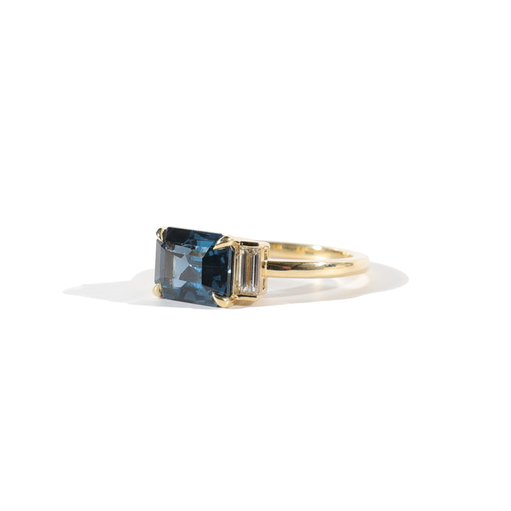 One-of-a-Kind Cocktail Ring in Cobalt Spinel and Diamond