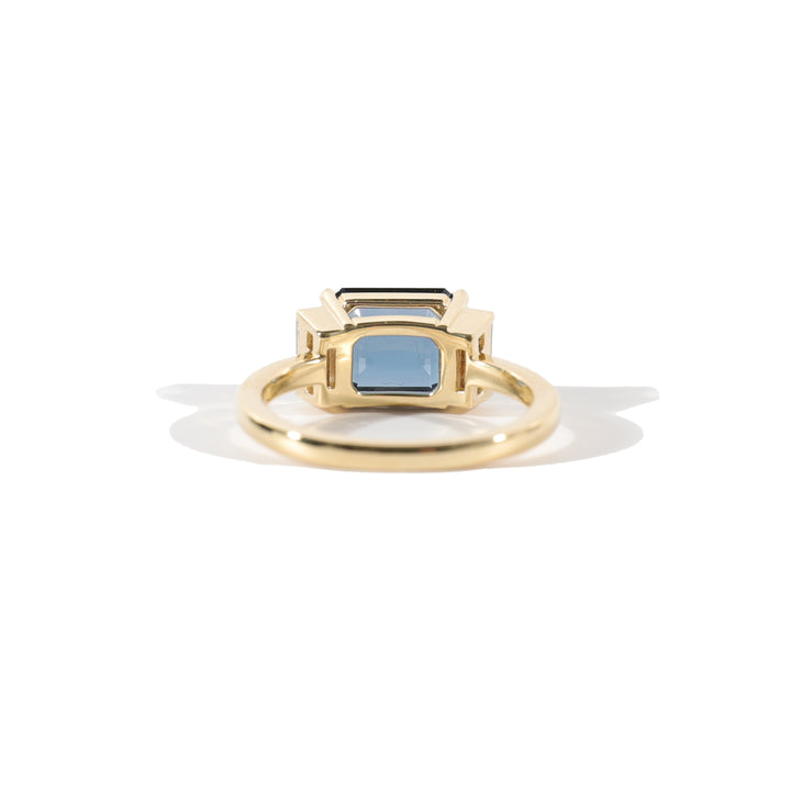 One-of-a-Kind Cocktail Ring in Cobalt Spinel and Diamond