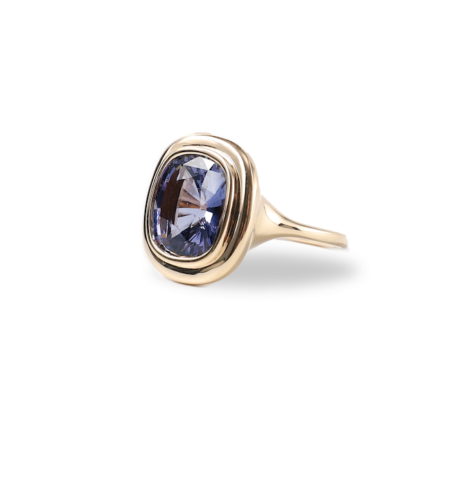 One-of-a-Kind Ring in Lilac Spinel