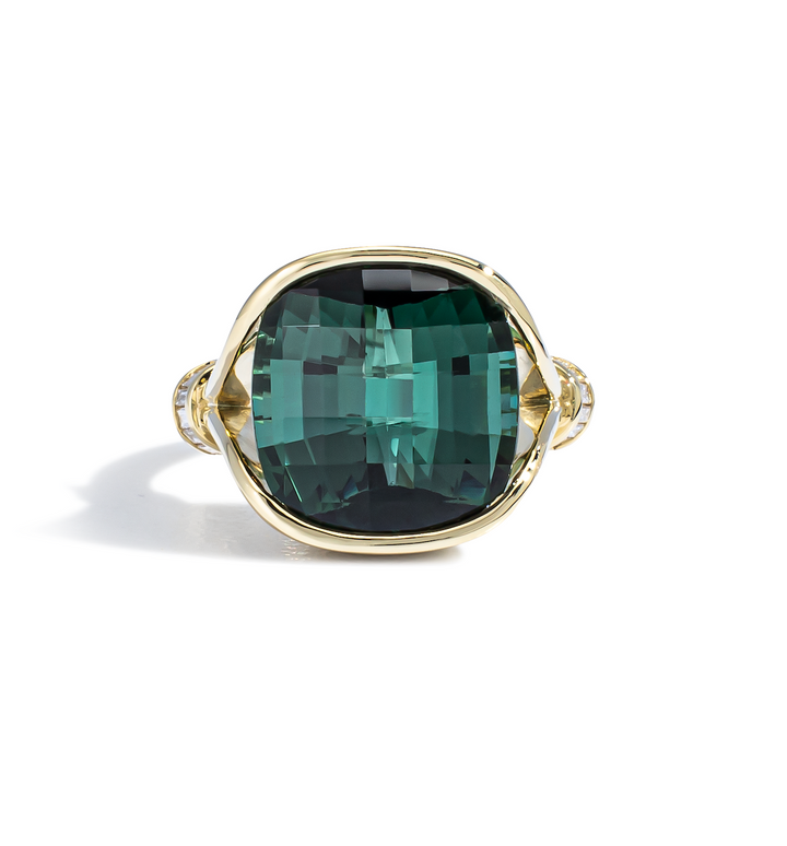 One-of-a-Kind Lagoon Tourmaline Ring