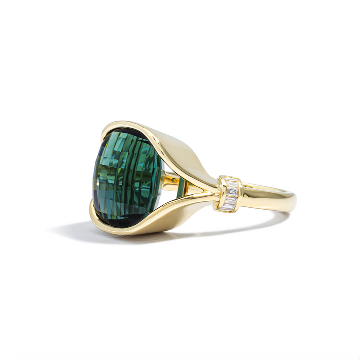 One-of-a-Kind Lagoon Tourmaline Ring