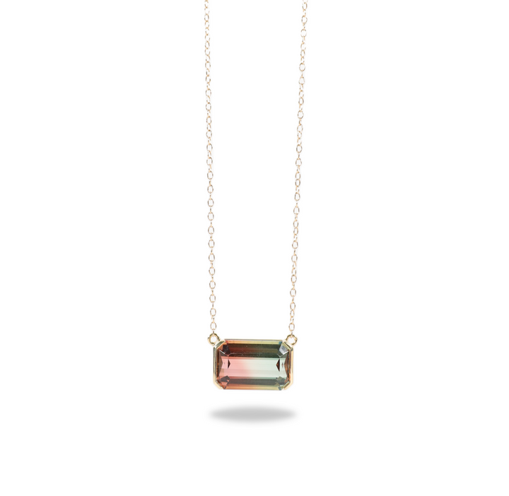 One-of-a-Kind Watermelon Tourmaline Necklace