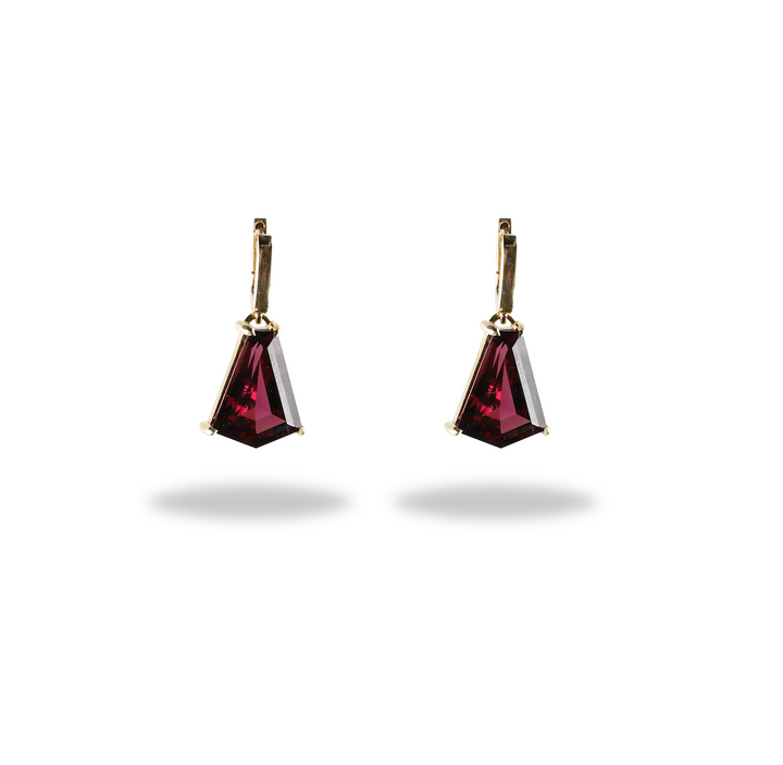 Garnet Kite Earrings