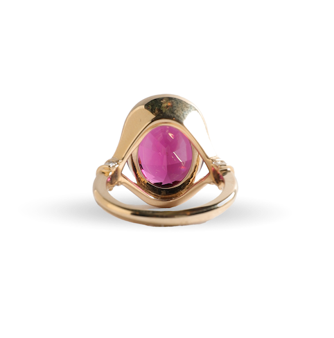 One-of-a-Kind Pink Rhodolite Ring