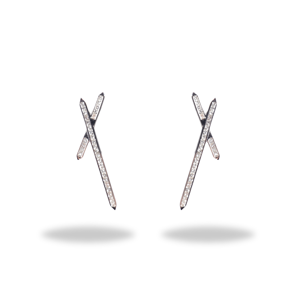 Linear Diamond Earring