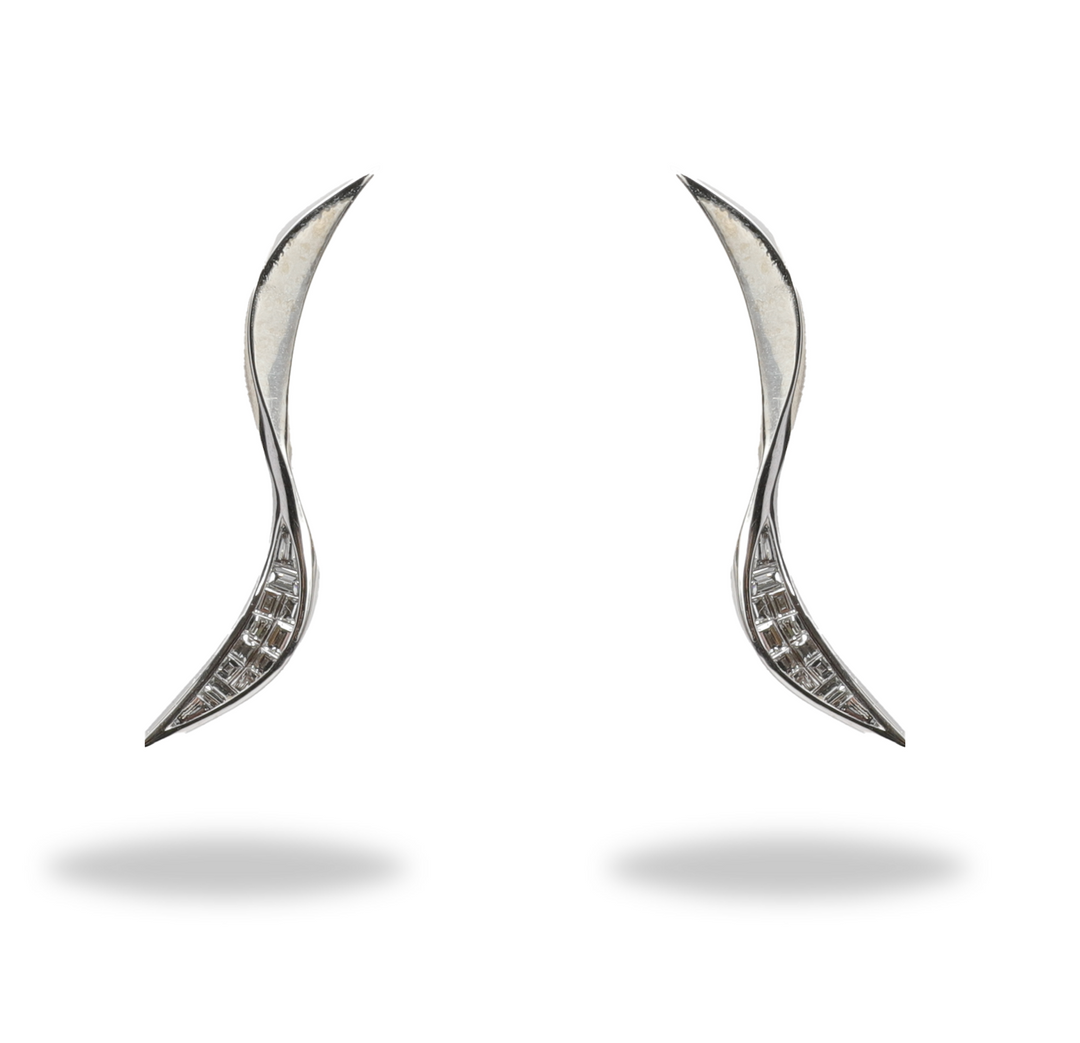 Swoop Diamond Earring