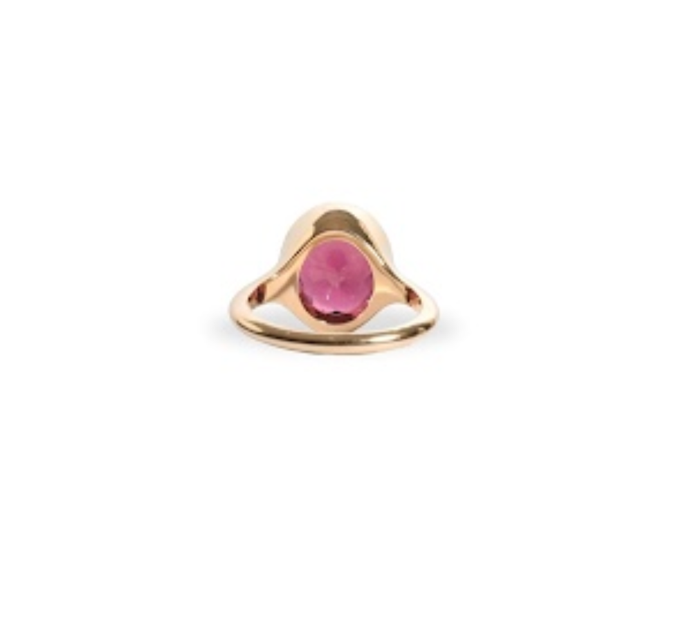 One-of-a-Kind Cocktail Ring in Garnet