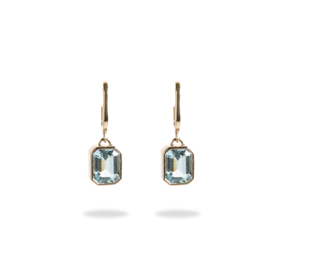 Chroma Collection Aquamarine Huggie