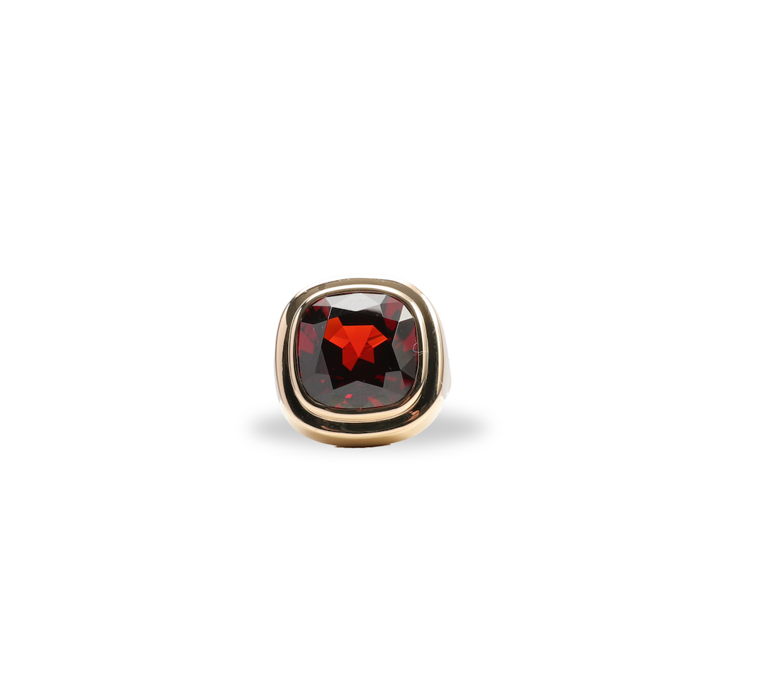 Garnet Statement Ring