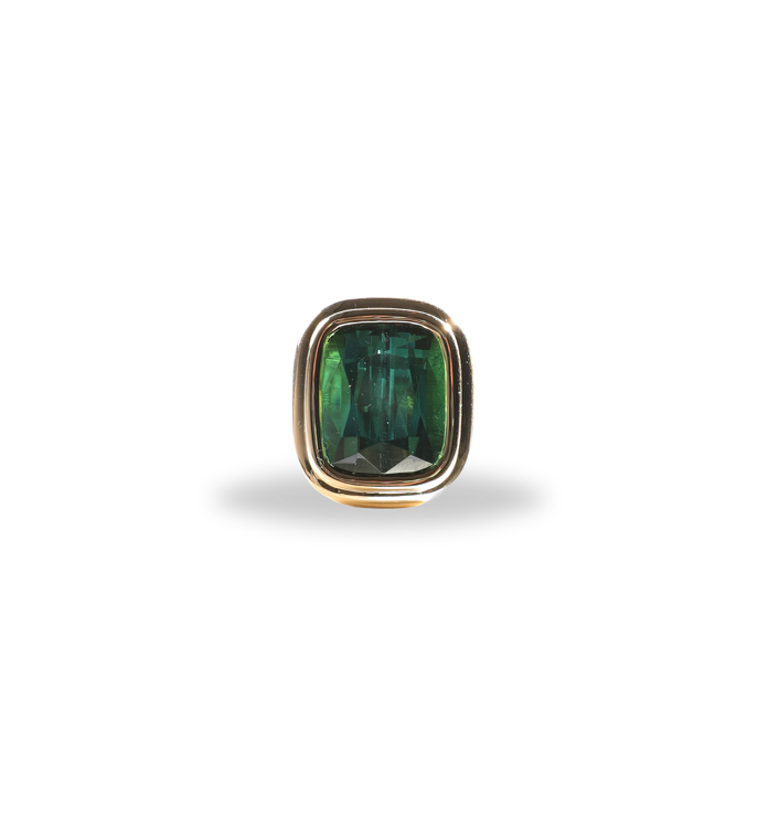 Green Tourmaline Statement Ring